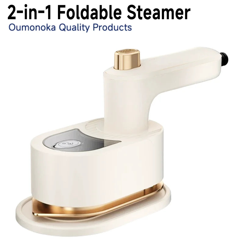 2-in-1 Portable Handheld Steam Iron and Garment Steamer for Travel