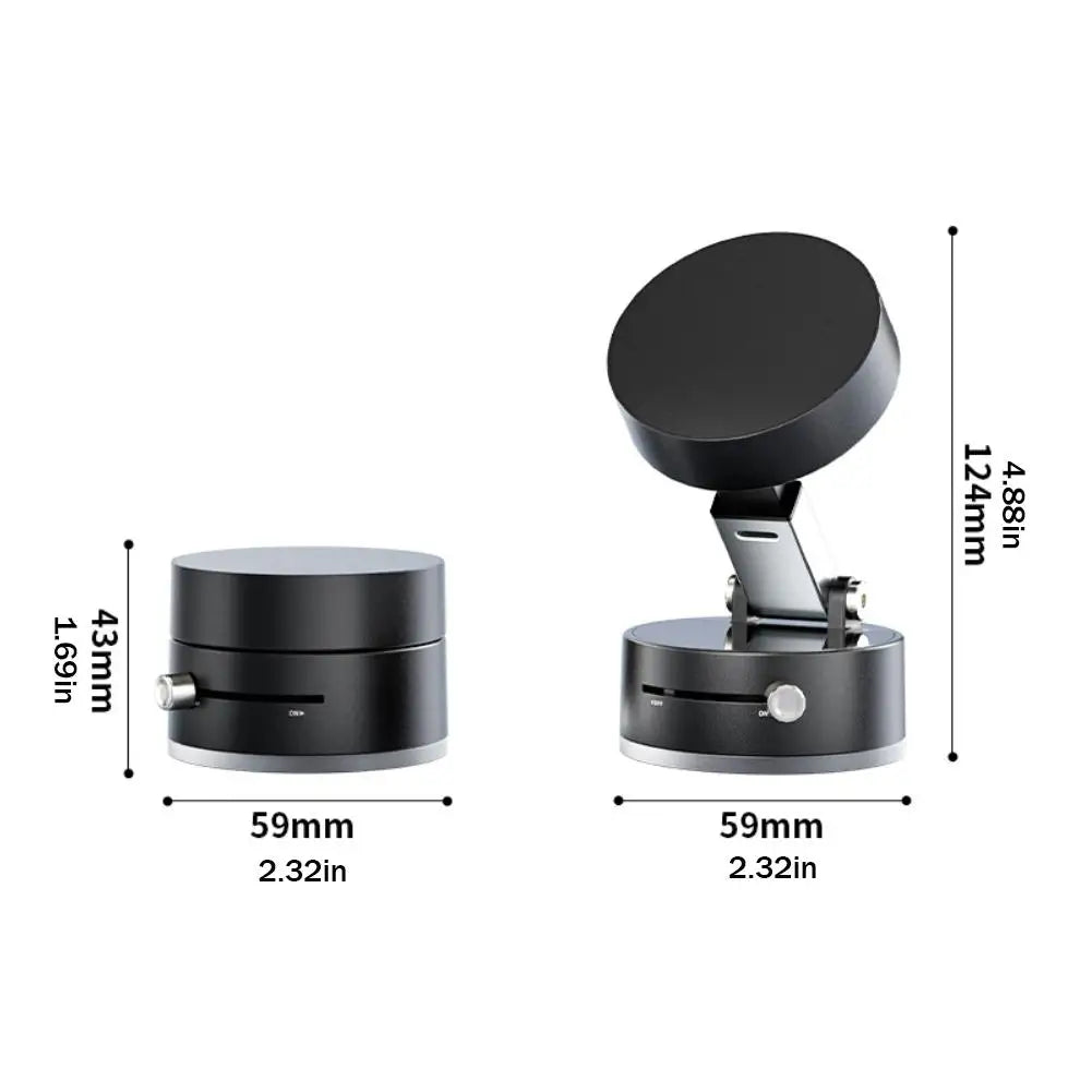 Stick Anywhere Magnetic Phone Holder – 2025 Best-Selling 360° Foldable Mount with Double Suction Power