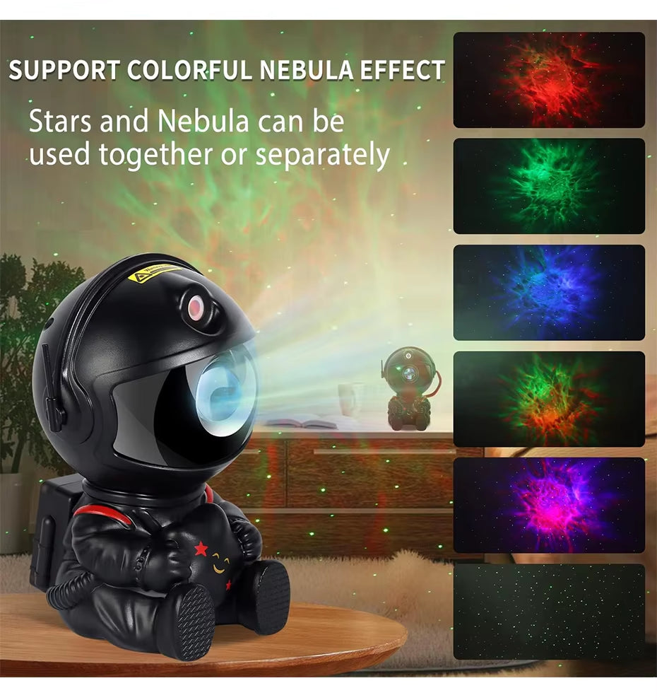 Galactic Starry Sky Projector Lamp - Transform Your Bedroom with Nebula LED Night Light for Kids and Adults! Perfect Gift Idea!