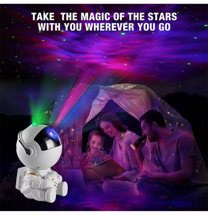 Galactic Starry Sky Projector Lamp - Transform Your Bedroom with Nebula LED Night Light for Kids and Adults! Perfect Gift Idea!