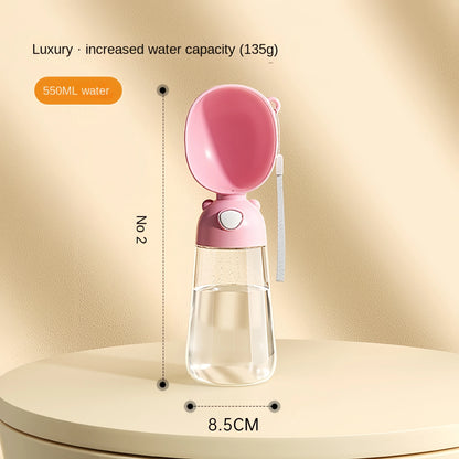 Travel-Friendly Dog Water Bowl & Food Dispenser - Portable Pet Water Cup for Dogs and Cats