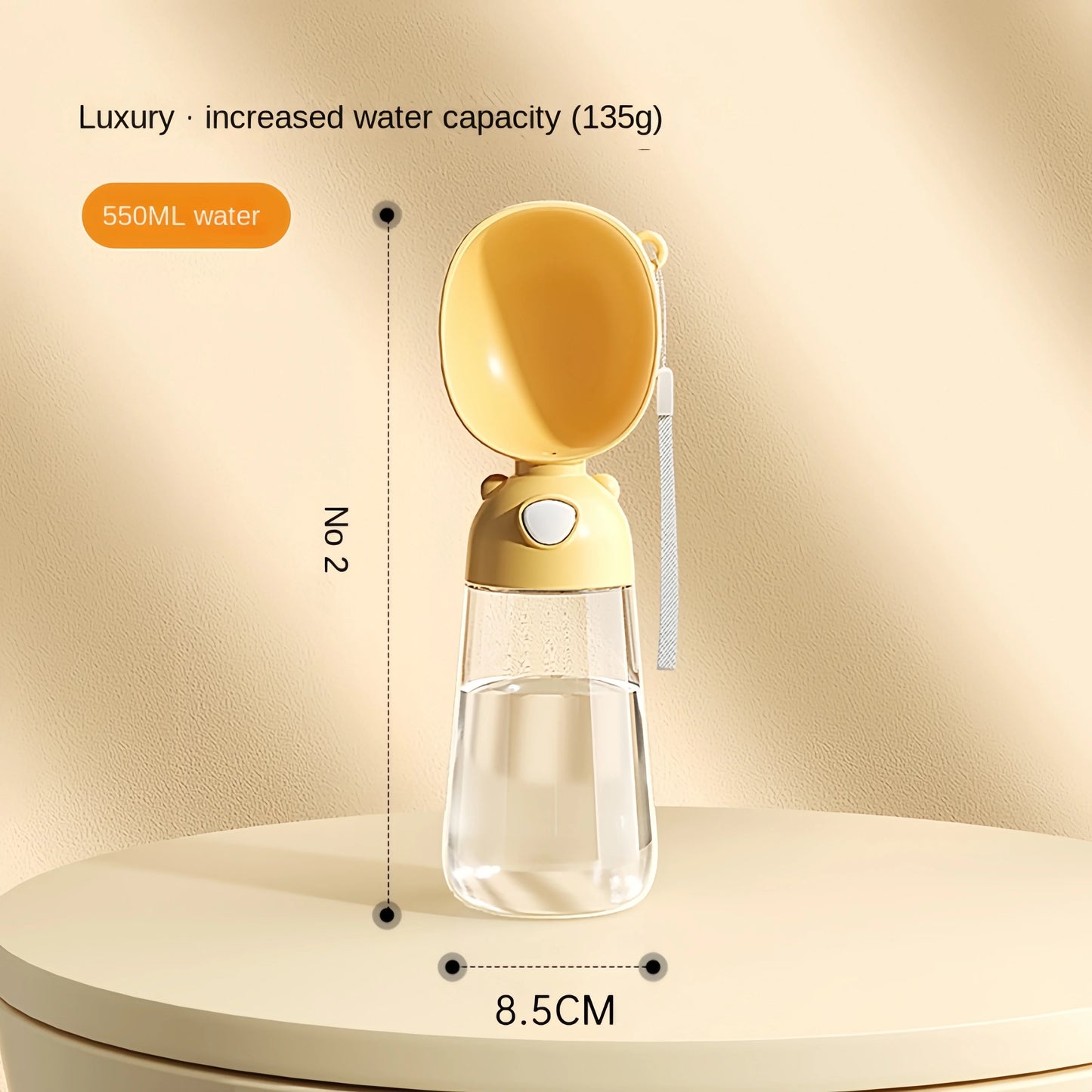 Travel-Friendly Dog Water Bowl & Food Dispenser - Portable Pet Water Cup for Dogs and Cats