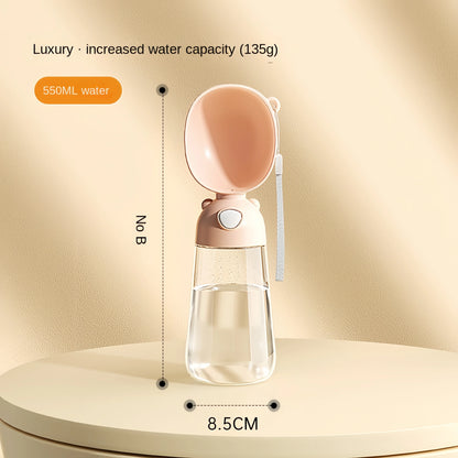 Travel-Friendly Dog Water Bowl & Food Dispenser - Portable Pet Water Cup for Dogs and Cats