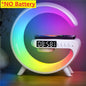 Wireless Charging Stand with Integrated Speaker, TF Card Slot, RGB Night Light, Alarm Clock, and Fast Charging Dock for iPhone, Samsung, and Xiaomi Devices